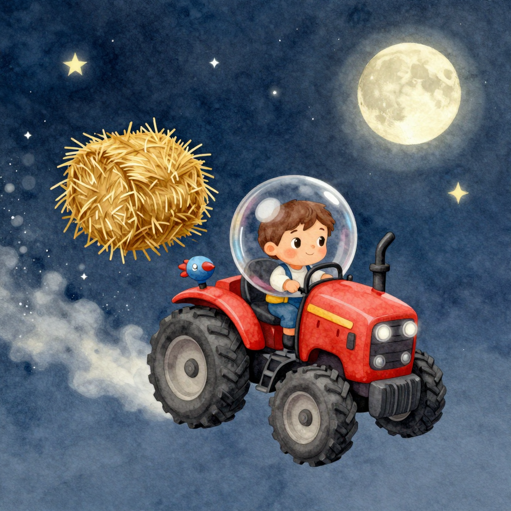 Tractor in Space!