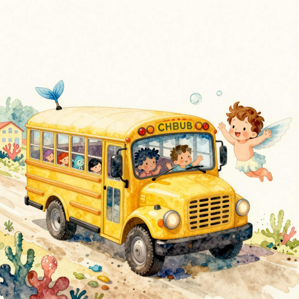 School Bus Under the Sea!