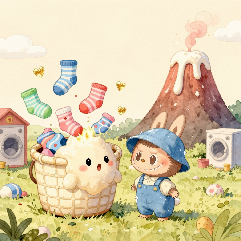Mochimop and the Sock Volcano