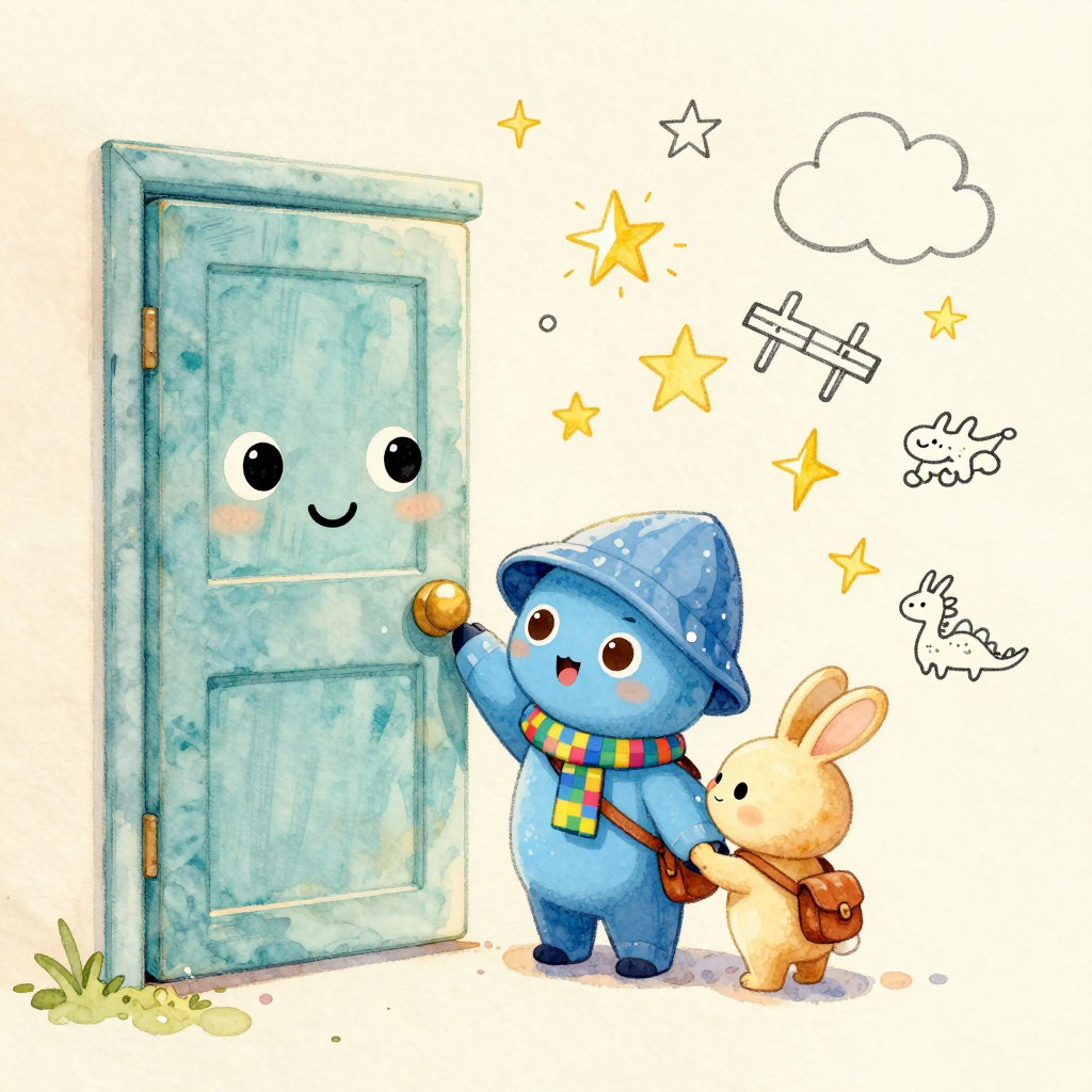 Pipixel and the Imaginary Door