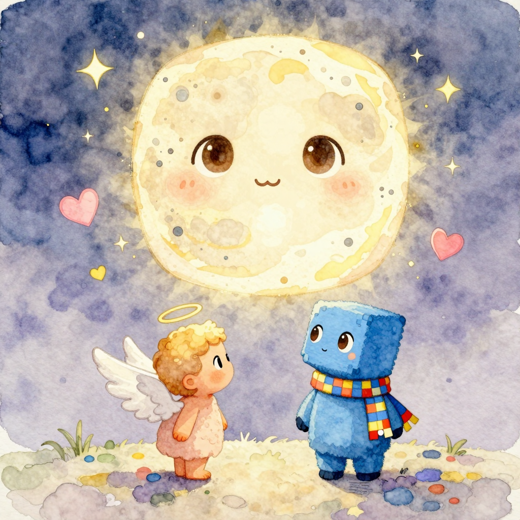 Pipixel and the Square Moon