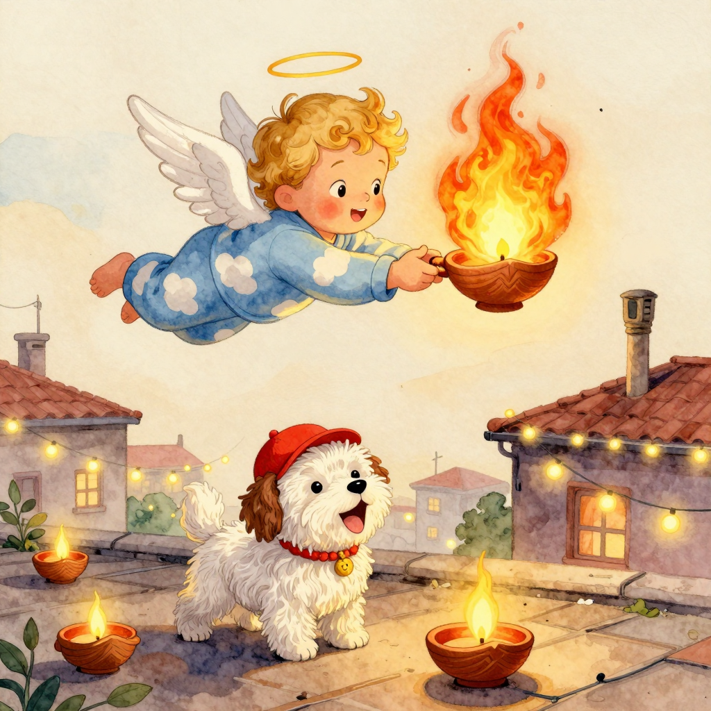 Chibub and the Diwali Light Sprite