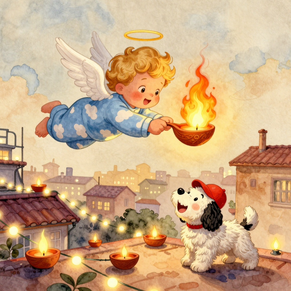 Chibub and the Diwali Light Sprite