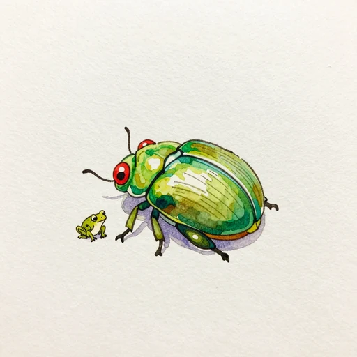 Bixby Beetle portrait