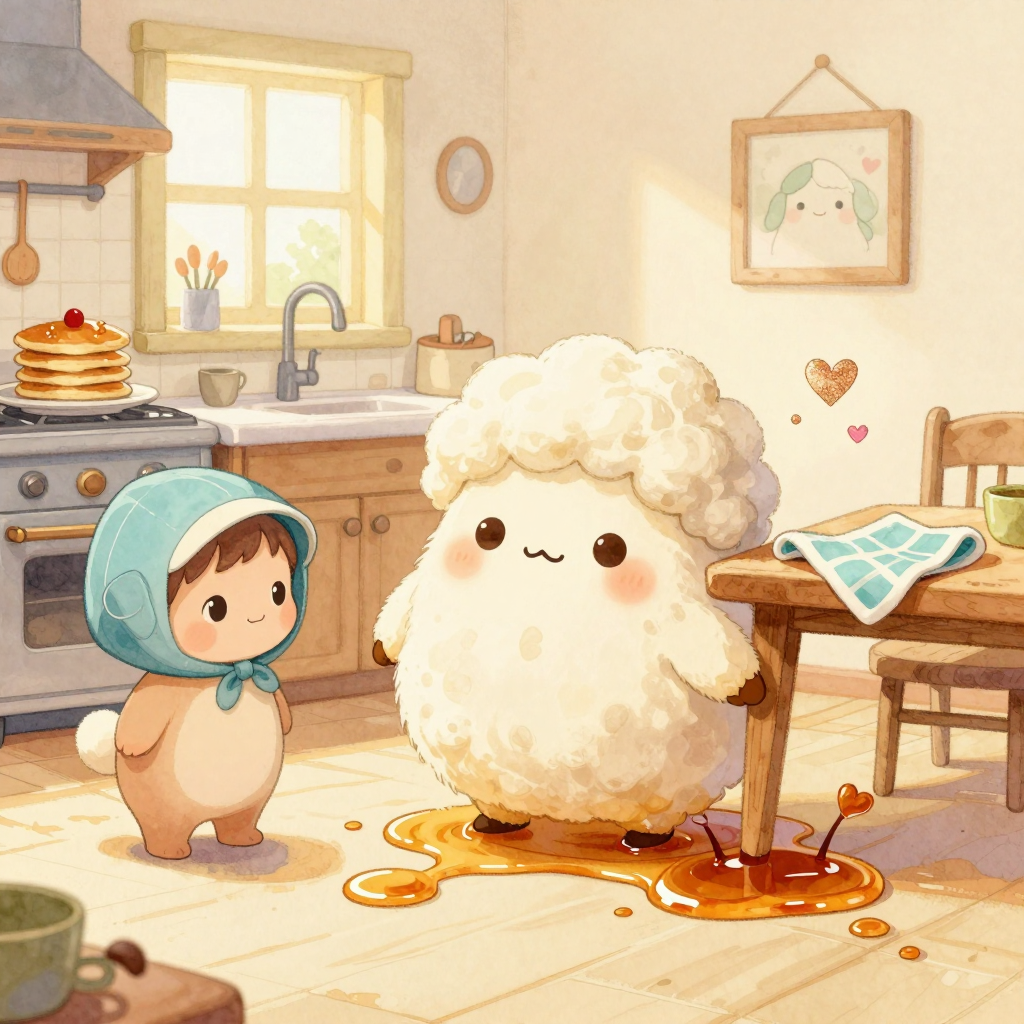 Mochimop and the Sticky Floor Mystery