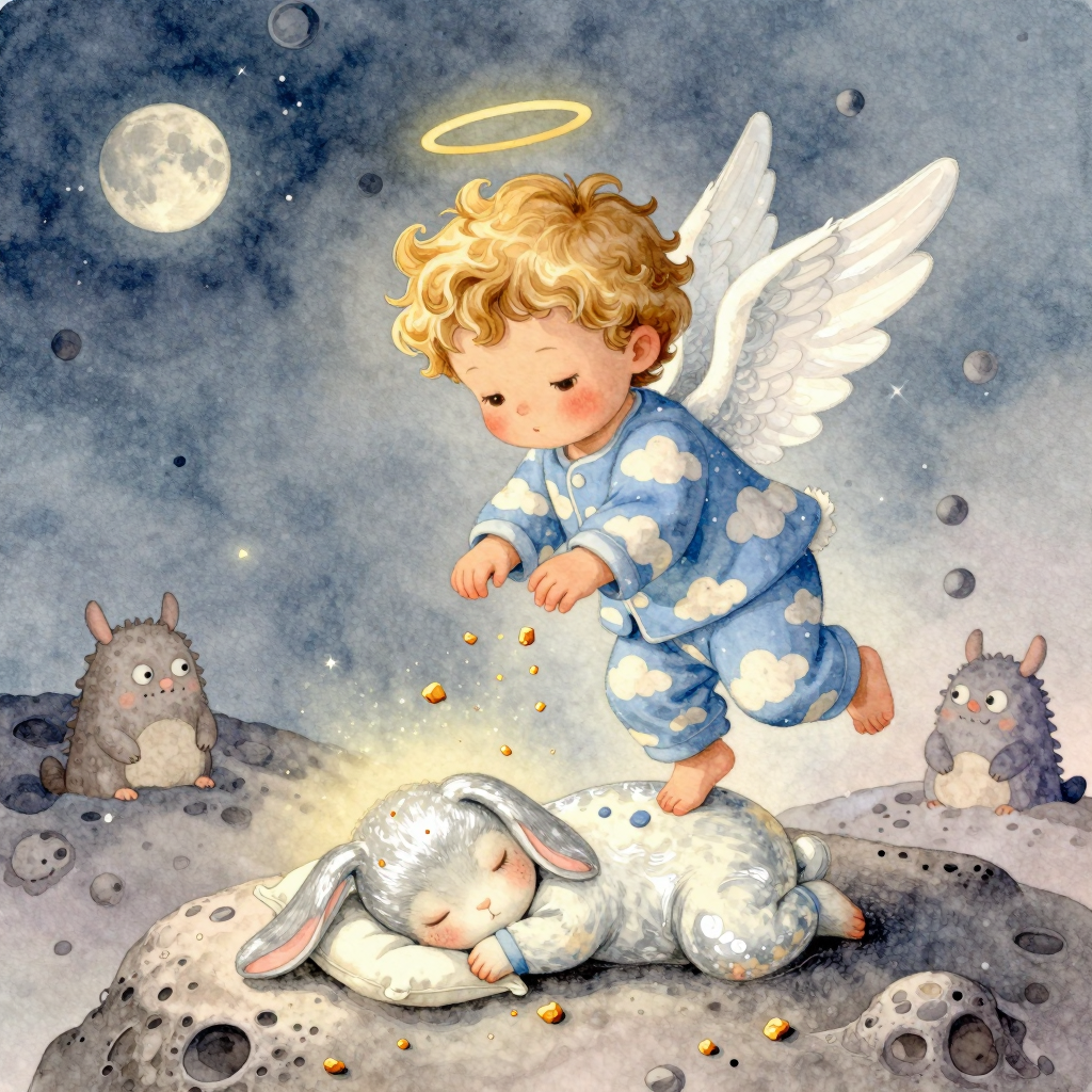 Chibub Visits the Moon Monsters